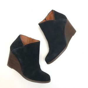 Lucky Brand Yakeena Ankle Booties Wedge